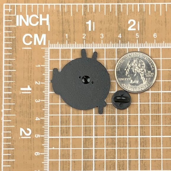 I Came I Saw I Had Anxiety So I Left Skeleton Peace Sign Enamel Pin Colorful - Picture 4 of 4